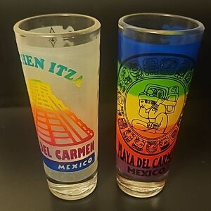 Colorful Mexico Shot Glass Set
